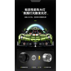 GULY 10628 KOENIGSEGG (KOENIGSEGG) tỷ lệ 1:8 bộ đồ chơi xếp lắp ráp ghép mô hình Technic Kỹ Thuật Công Nghệ Cao Mô Hình Phương Tiện 3838 khối