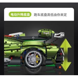 GULY 10628 KOENIGSEGG (KOENIGSEGG) tỷ lệ 1:8 bộ đồ chơi xếp lắp ráp ghép mô hình Technic Kỹ Thuật Công Nghệ Cao Mô Hình Phương Tiện 3838 khối