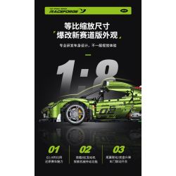 GULY 10628 KOENIGSEGG (KOENIGSEGG) tỷ lệ 1:8 bộ đồ chơi xếp lắp ráp ghép mô hình Technic Kỹ Thuật Công Nghệ Cao Mô Hình Phương Tiện 3838 khối