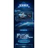 ZHEGAO QJ5474 5474 MÁY BAY CHIẾN ĐẤU TIE bộ đồ chơi xếp lắp ráp ghép mô hình TITANIUM FIGHTER 1001 khối