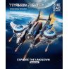 ZHEGAO QJ5474 5474 MÁY BAY CHIẾN ĐẤU TIE bộ đồ chơi xếp lắp ráp ghép mô hình TITANIUM FIGHTER 1001 khối