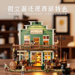 LUMIBRICKS FUNWHOLE F9057 9057 MIỀN TÂY HOA KỲ CỬA HÀNG TẠP HÓA PHƯƠNG bộ đồ chơi xếp lắp ráp ghép mô hình Creator OLD WEST GENERAL STORE Sáng Tạo 1895 khối LUMIBRICKS FUNWHOLE F9057 9057 MIỀN TÂY HOA KỲ CỬA HÀNG TẠP HÓA PHƯƠNG bộ đồ chơi xếp lắp ráp ghép mô hình Creator OLD WEST GENERAL STORE Sáng Tạo 1895 khối