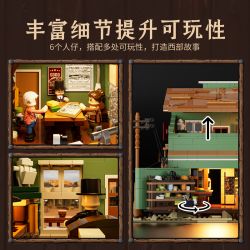 LUMIBRICKS FUNWHOLE F9057 9057 MIỀN TÂY HOA KỲ CỬA HÀNG TẠP HÓA PHƯƠNG bộ đồ chơi xếp lắp ráp ghép mô hình Creator OLD WEST GENERAL STORE Sáng Tạo 1895 khối LUMIBRICKS FUNWHOLE F9057 9057 MIỀN TÂY HOA KỲ CỬA HÀNG TẠP HÓA PHƯƠNG bộ đồ chơi xếp lắp ráp ghép mô hình Creator OLD WEST GENERAL STORE Sáng Tạo 1895 khối