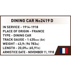 COBI 6291 6289 XE DU LỊCH COMPIÈGNE/VẬN CHUYỂN FOCH/VẬN ĐÌNH CHIẾN tỷ lệ 1:35 bộ đồ chơi xếp lắp ráp ghép mô hình City COMPIÈGNE WAGON Thành Phố 1945 khối