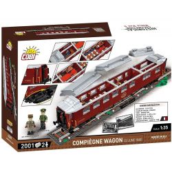 COBI 6291 6289 XE DU LỊCH COMPIÈGNE/VẬN CHUYỂN FOCH/VẬN ĐÌNH CHIẾN tỷ lệ 1:35 bộ đồ chơi xếp lắp ráp ghép mô hình City COMPIÈGNE WAGON Thành Phố 1945 khối