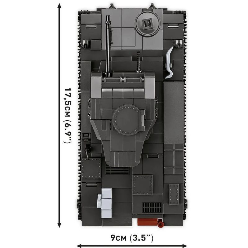 COBI 2597 THIẾT GIÁP II KIỂU F tỷ lệ 1:28 bộ đồ chơi xếp lắp ráp ghép mô hình City PANZERKAMPFWAGEN II AUSF. Thành Phố 812 khối