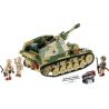COBI 2598 PHÁO TỰ HÀNH WASP CỦA ĐỨC tỷ lệ 1:28 bộ đồ chơi xếp lắp ráp ghép mô hình Military Army SD.KFZ.124 WESPE - EXECUTIVE EDITION Quân Sự Bộ Đội 855 khối