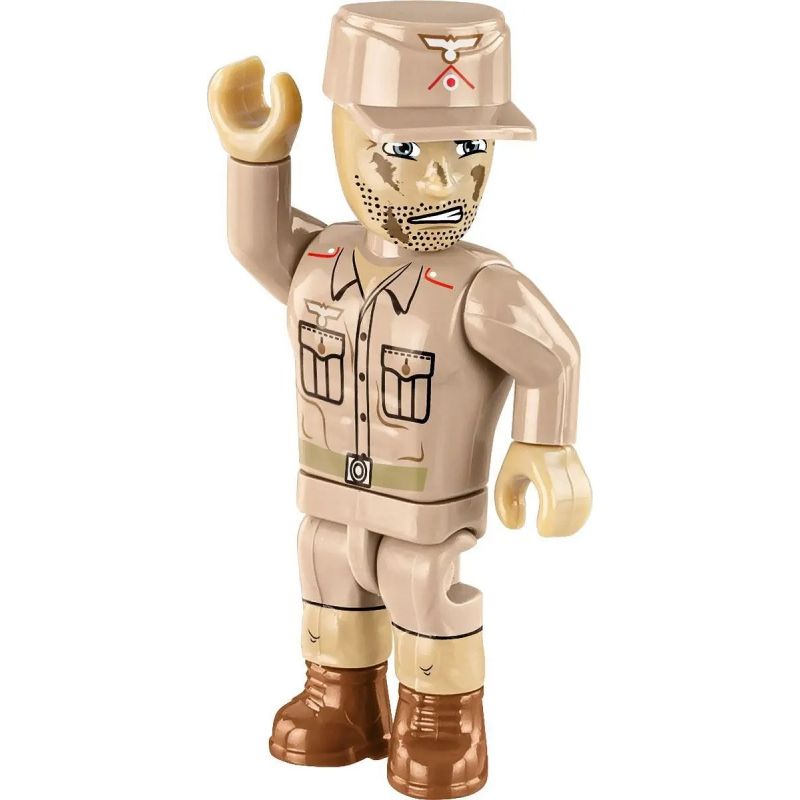 COBI 2598 PHÁO TỰ HÀNH WASP CỦA ĐỨC tỷ lệ 1:28 bộ đồ chơi xếp lắp ráp ghép mô hình Military Army SD.KFZ.124 WESPE - EXECUTIVE EDITION Quân Sự Bộ Đội 855 khối