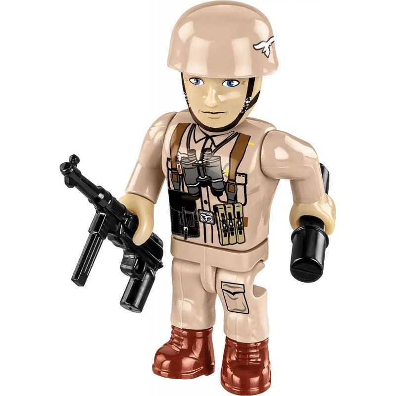 COBI 2598 PHÁO TỰ HÀNH WASP CỦA ĐỨC tỷ lệ 1:28 bộ đồ chơi xếp lắp ráp ghép mô hình Military Army SD.KFZ.124 WESPE - EXECUTIVE EDITION Quân Sự Bộ Đội 855 khối