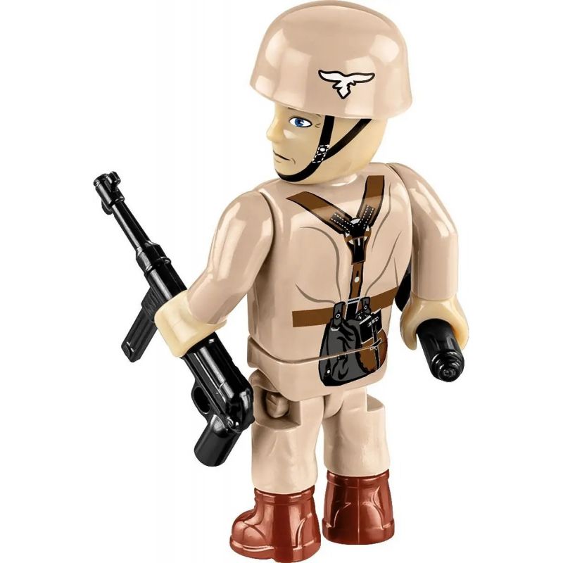 COBI 2598 PHÁO TỰ HÀNH WASP CỦA ĐỨC tỷ lệ 1:28 bộ đồ chơi xếp lắp ráp ghép mô hình Military Army SD.KFZ.124 WESPE - EXECUTIVE EDITION Quân Sự Bộ Đội 855 khối