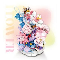 WOMA C2004 2004 BỘ SƯU TẬP THỰC VẬT bộ đồ chơi xếp lắp ráp ghép mô hình Arts & Crafts 640 khối