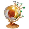 PLEYERID M38-P8067 P8067 8067 M38P8067 38-P8067 QUẢ CẦU PHÁT SÁNG XOAY TRÁI TIM ĐẤT bộ đồ chơi xếp lắp ráp ghép mô hình GLOBE
