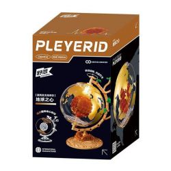 PLEYERID M38-P8067 P8067 8067 M38P8067 38-P8067 QUẢ CẦU PHÁT SÁNG XOAY TRÁI TIM ĐẤT bộ đồ chơi xếp lắp ráp ghép mô hình GLOBE