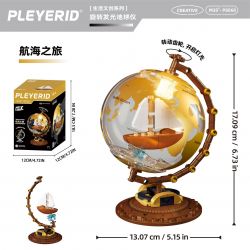 PLEYERID M38-P8068 P8068 8068 M38P8068 38-P8068 QUẢ CẦU ĐƯỢC CHIẾU SÁNG XOAY HÀNH TRÌNH bộ đồ chơi xếp lắp ráp ghép mô hình GLOBE