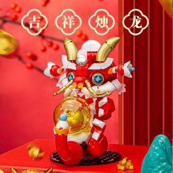 PLEYERID M38-P8060 P8060 8060 M38P8060 38-P8060 RỒNG NẾN CHƠI NGỌC TRAI bộ đồ chơi xếp lắp ráp ghép mô hình