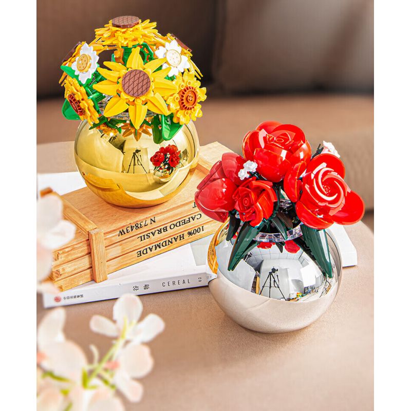 PLEYERID M38-P8061 P8061 8061 M38P8061 38-P8061 HOA HỒNG VẪN THƠM NHƯ NGÀY NÀO bộ đồ chơi xếp lắp ráp ghép mô hình Arts & Crafts