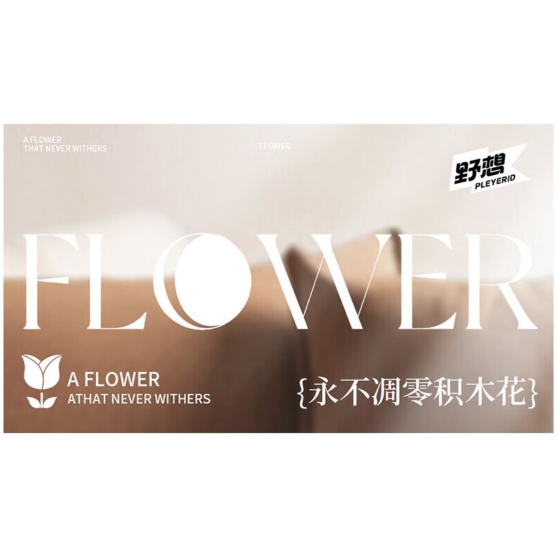 PLEYERID M38-P8061 P8061 8061 M38P8061 38-P8061 HOA HỒNG VẪN THƠM NHƯ NGÀY NÀO bộ đồ chơi xếp lắp ráp ghép mô hình Arts & Crafts