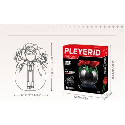 PLEYERID M38-P8062 P8062 8062 M38P8062 38-P8062 HOA HƯỚNG DƯƠNG bộ đồ chơi xếp lắp ráp ghép mô hình Arts & Crafts