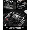 NIFELIZ NF10272 10272 FORD MUSTANG HOONICORN V2 bộ đồ chơi xếp lắp ráp ghép mô hình Creator HOONIKEN Sáng Tạo 1421 khối