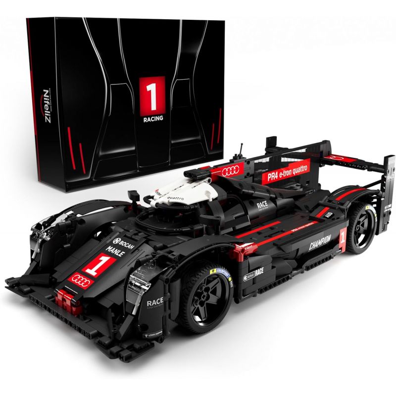 Lego Nifeliz NF10214 Xếp hình lắp ráp ghép mô hình Xe đua đường dài Audi R18