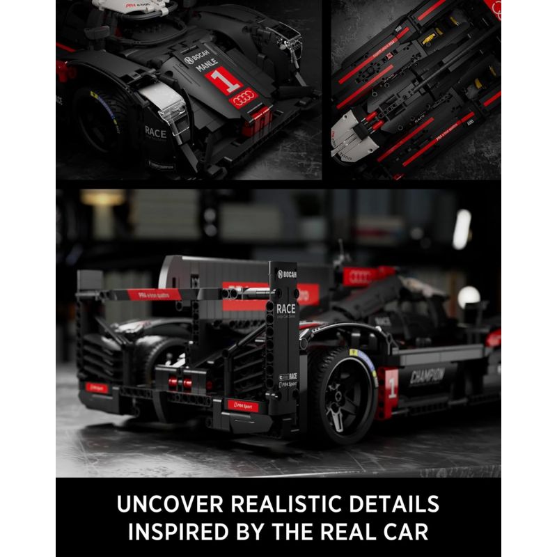 NIFELIZ NF10214 10214 XE ĐUA ĐƯỜNG DÀI AUDI R18 tỷ lệ 1:10 bộ đồ chơi xếp lắp ráp ghép mô hình Technic Kỹ Thuật Công Nghệ Cao Mô Hình Phương Tiện 1685 khối