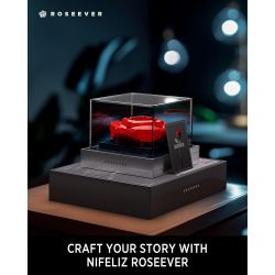 NIFELIZ NF10256 10256 HOA HỒNG bộ đồ chơi xếp lắp ráp ghép mô hình Arts & Crafts ROSEEVER