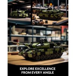 NIFELIZ NF10269 10269 XE TĂNG CHIẾN ĐẤU CHỦ LỰC LEOPARD 2A7 bộ đồ chơi xếp lắp ráp ghép mô hình Military Army LEOPARD II A7 TANK Quân Sự Bộ Đội 2069 khối