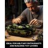 NIFELIZ NF10269 10269 XE TĂNG CHIẾN ĐẤU CHỦ LỰC LEOPARD 2A7 bộ đồ chơi xếp lắp ráp ghép mô hình Military Army LEOPARD II A7 TANK Quân Sự Bộ Đội 2069 khối