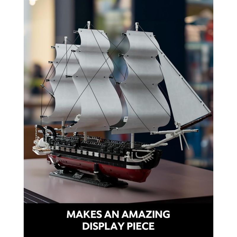 NIFELIZ NF10239 10239 KHINH HẠM USS HIẾN PHÁP bộ đồ chơi xếp lắp ráp ghép mô hình Creator OLD IRONSIDES NAVY SHIP Sáng Tạo 1603 khối