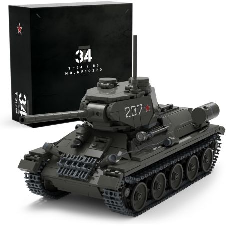NIFELIZ NF10270 10270 XE TĂNG T34/85 bộ đồ chơi xếp lắp ráp ghép mô hình Military Army T34/85 TANK Quân Sự Bộ Đội 818 khối