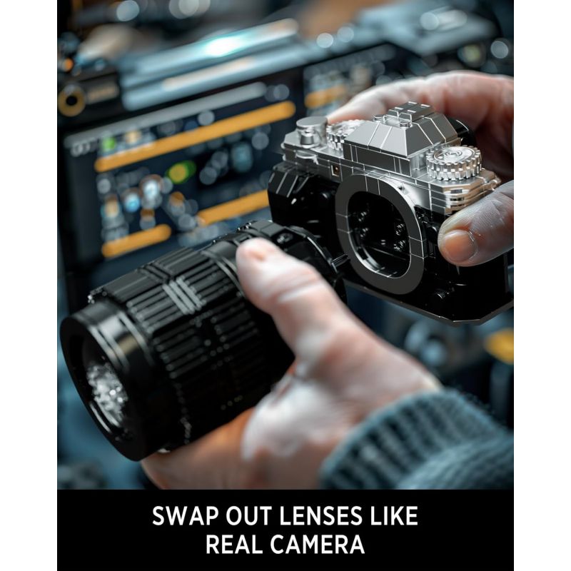 NIFELIZ NF10277 10277 MÁY ẢNH bộ đồ chơi xếp lắp ráp ghép mô hình Creator CAMERAS Sáng Tạo 2109 khối