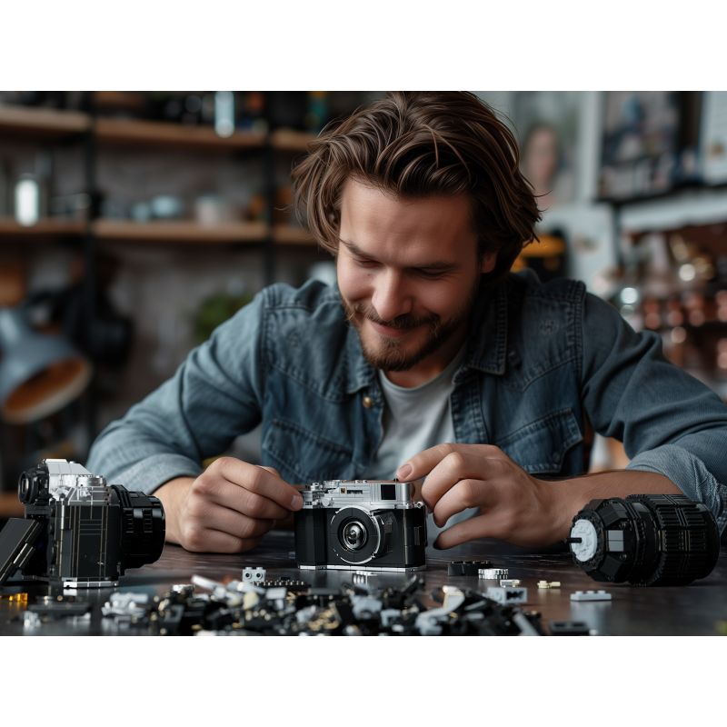 NIFELIZ NF10277 10277 MÁY ẢNH bộ đồ chơi xếp lắp ráp ghép mô hình Creator CAMERAS Sáng Tạo 2109 khối