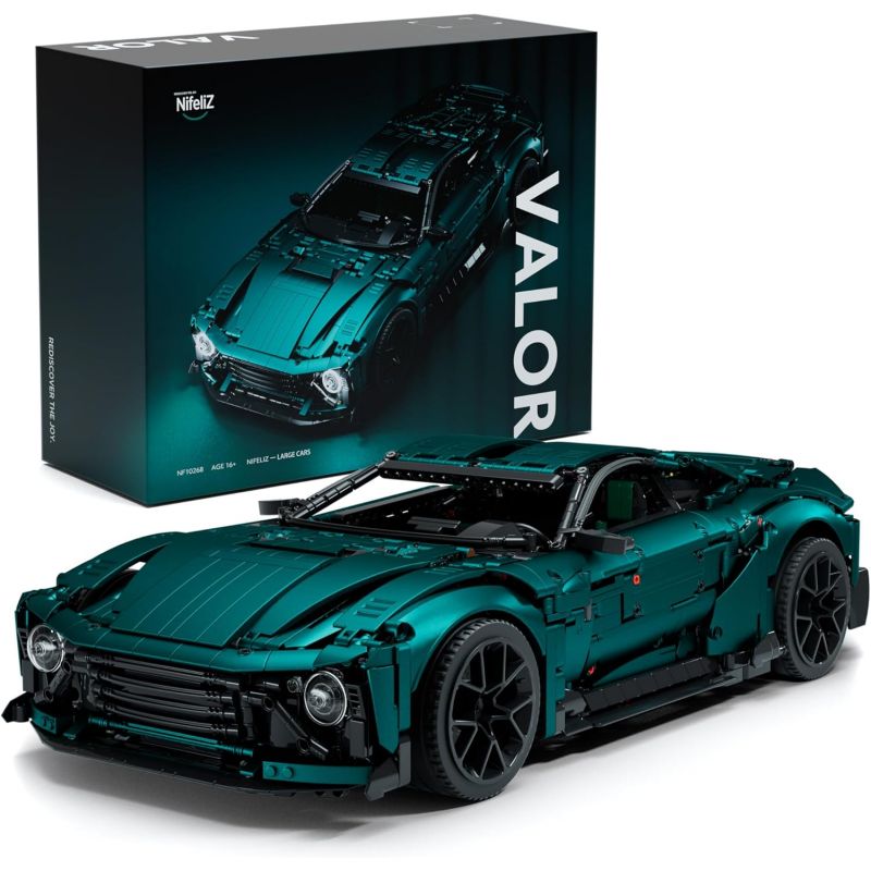 Lego Nifeliz NF10268 Aston Martin Victor Xếp hình lắp ráp ghép mô hình aston martin chiến thắng