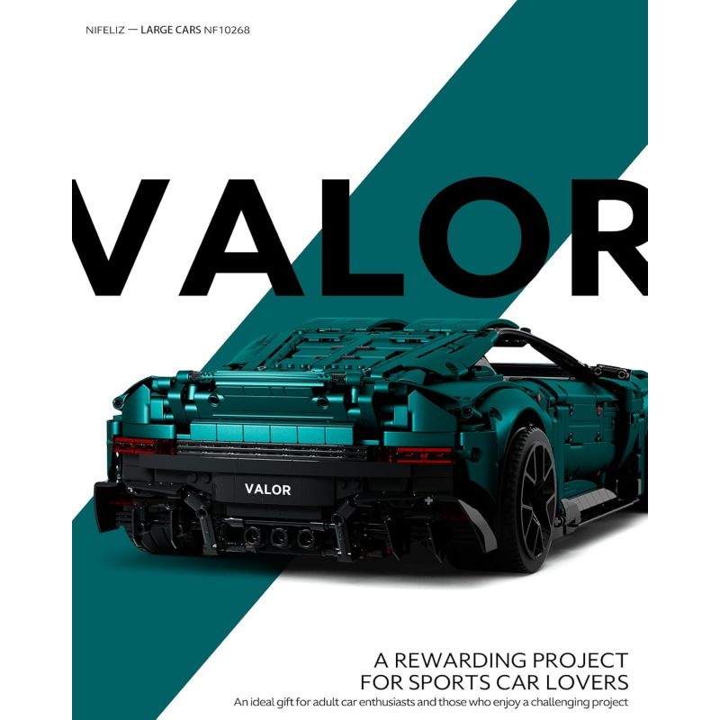 NIFELIZ NF10268 10268 ASTON MARTIN CHIẾN THẮNG bộ đồ chơi xếp lắp ráp ghép mô hình Technic ASTON MARTIN VICTOR Kỹ Thuật Công Nghệ Cao Mô Hình Phương Tiện 3374 khối
