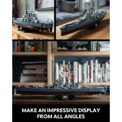 NIFELIZ NF10280 10280 LỚP THIẾT GIÁP HẠM NORTH CAROLINA bộ đồ chơi xếp lắp ráp ghép mô hình Technic NORTH BATTLESHIP Kỹ Thuật Công Nghệ Cao Mô Hình Phương Tiện 1701 khối