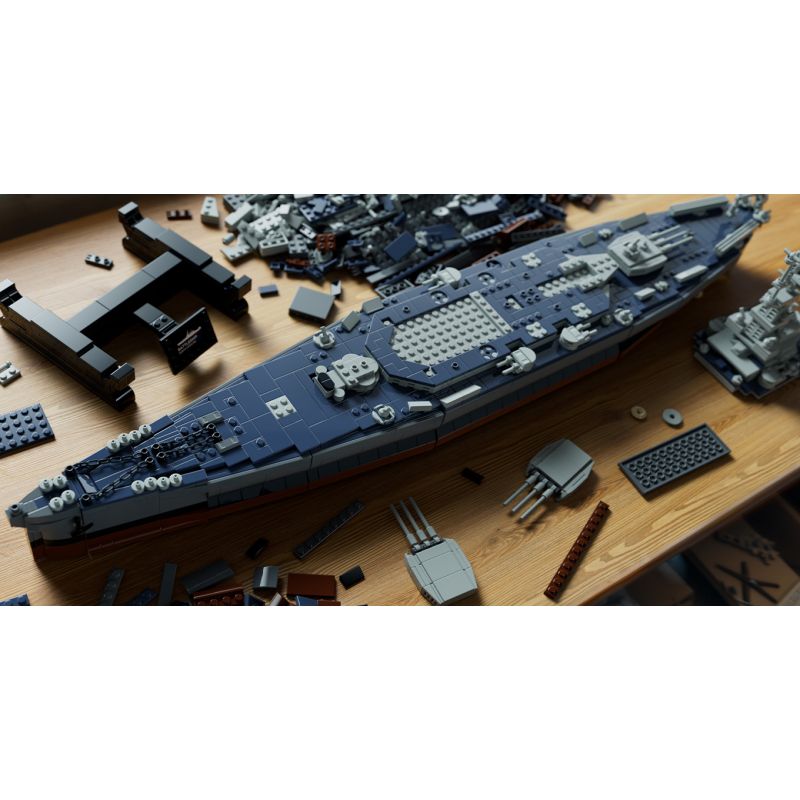 NIFELIZ NF10280 10280 LỚP THIẾT GIÁP HẠM NORTH CAROLINA bộ đồ chơi xếp lắp ráp ghép mô hình Technic NORTH BATTLESHIP Kỹ Thuật Công Nghệ Cao Mô Hình Phương Tiện 1701 khối