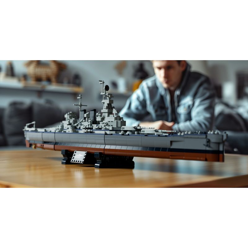 NIFELIZ NF10280 10280 LỚP THIẾT GIÁP HẠM NORTH CAROLINA bộ đồ chơi xếp lắp ráp ghép mô hình Technic NORTH BATTLESHIP Kỹ Thuật Công Nghệ Cao Mô Hình Phương Tiện 1701 khối