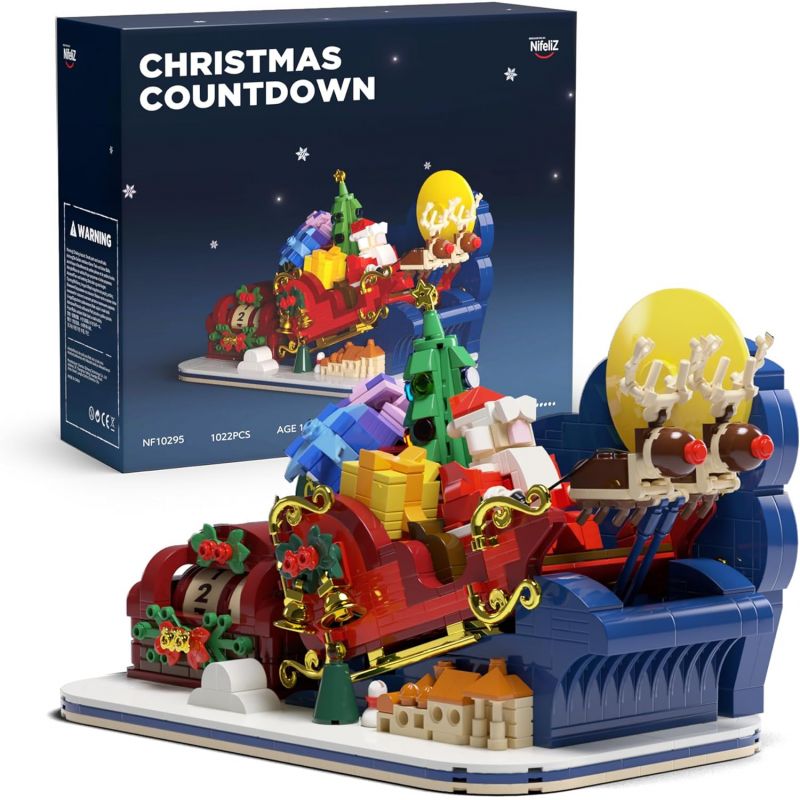 Lego Nifeliz NF10295 Christmas Countdown Xếp hình lắp ráp ghép mô hình đếm ngược Giáng sinh