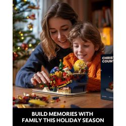 NIFELIZ NF10295 10295 ĐẾM NGƯỢC GIÁNG SINH bộ đồ chơi xếp lắp ráp ghép mô hình Creator CHRISTMAS COUNTDOWN Sáng Tạo 1022 khối