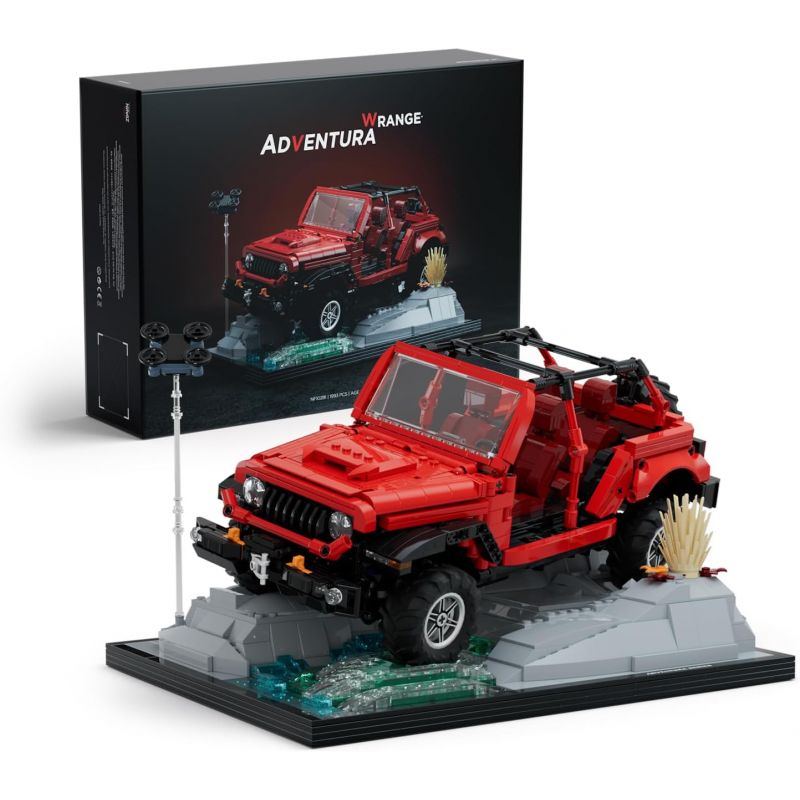 Lego Nifeliz NF10281 ADVENTURA WRANGE Xếp hình lắp ráp ghép mô hình Xe địa hình Jeep Wrangler