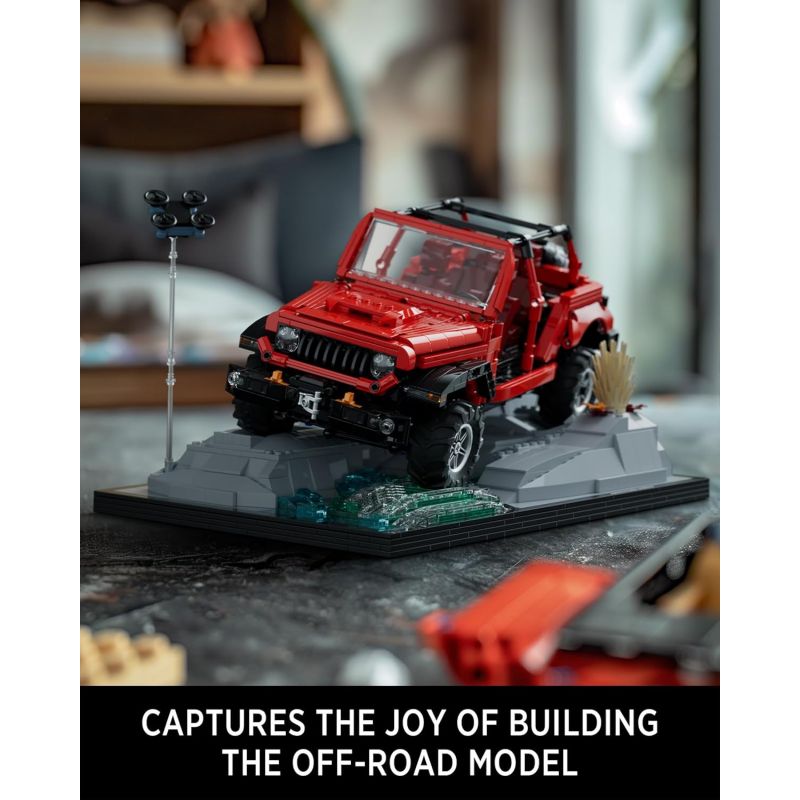 NIFELIZ NF10281 10281 XE ĐỊA HÌNH JEEP WRANGLER bộ đồ chơi xếp lắp ráp ghép mô hình Creator ADVENTURA WRANGE Sáng Tạo 1993 khối