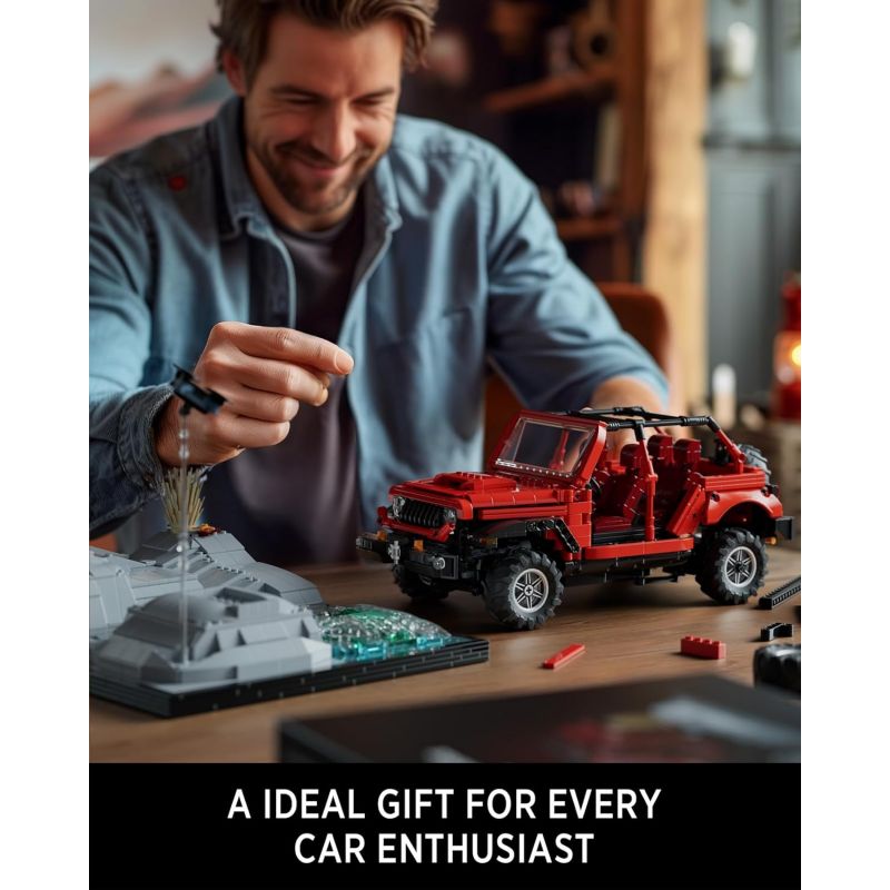 NIFELIZ NF10281 10281 XE ĐỊA HÌNH JEEP WRANGLER bộ đồ chơi xếp lắp ráp ghép mô hình Creator ADVENTURA WRANGE Sáng Tạo 1993 khối