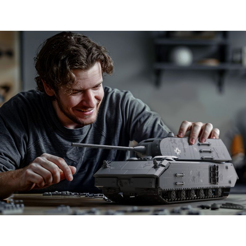 NIFELIZ NF10289 10289 XE TĂNG PANZER VIII MAUS CỦA ĐỨC TRONG THẾ CHIẾN THỨ HAI bộ đồ chơi xếp lắp ráp ghép mô hình Military Army PANZER VIII TANK Quân Sự Bộ Đội 2252 khối