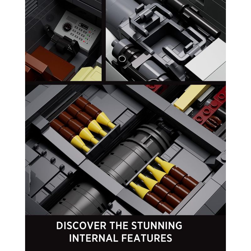 NIFELIZ NF10289 10289 XE TĂNG PANZER VIII MAUS CỦA ĐỨC TRONG THẾ CHIẾN THỨ HAI bộ đồ chơi xếp lắp ráp ghép mô hình Military Army PANZER VIII TANK Quân Sự Bộ Đội 2252 khối