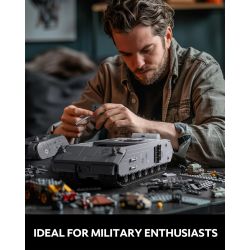 NIFELIZ NF10289 10289 XE TĂNG PANZER VIII MAUS CỦA ĐỨC TRONG THẾ CHIẾN THỨ HAI bộ đồ chơi xếp lắp ráp ghép mô hình Military Army PANZER VIII TANK Quân Sự Bộ Đội 2252 khối