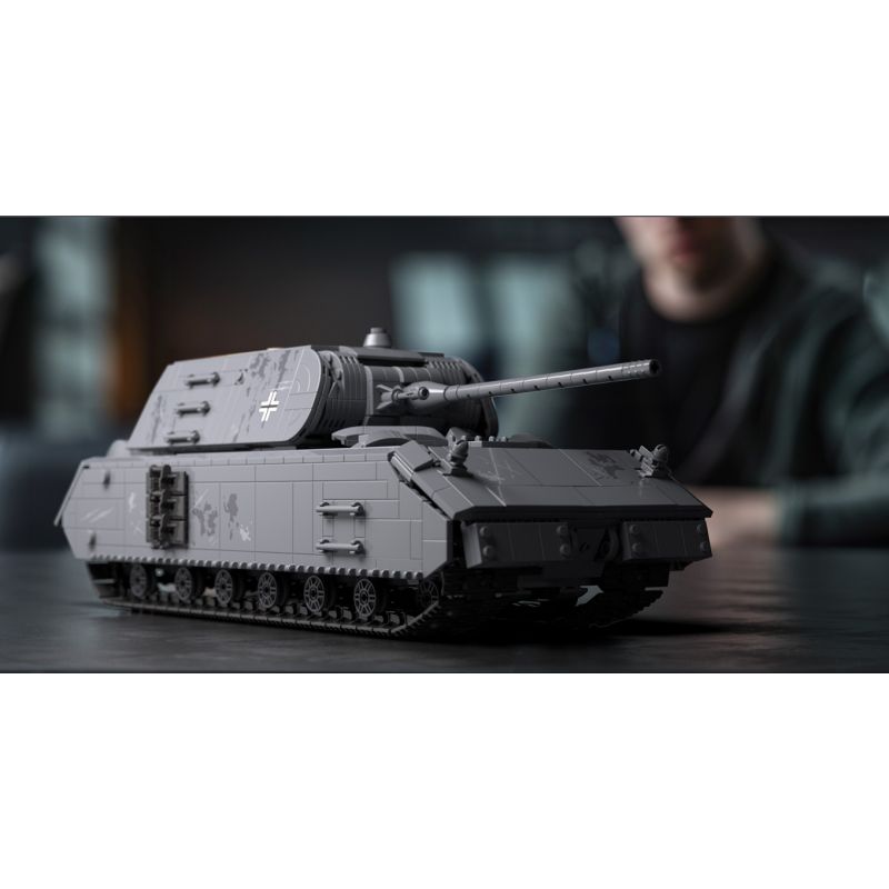 NIFELIZ NF10289 10289 XE TĂNG PANZER VIII MAUS CỦA ĐỨC TRONG THẾ CHIẾN THỨ HAI bộ đồ chơi xếp lắp ráp ghép mô hình Military Army PANZER VIII TANK Quân Sự Bộ Đội 2252 khối
