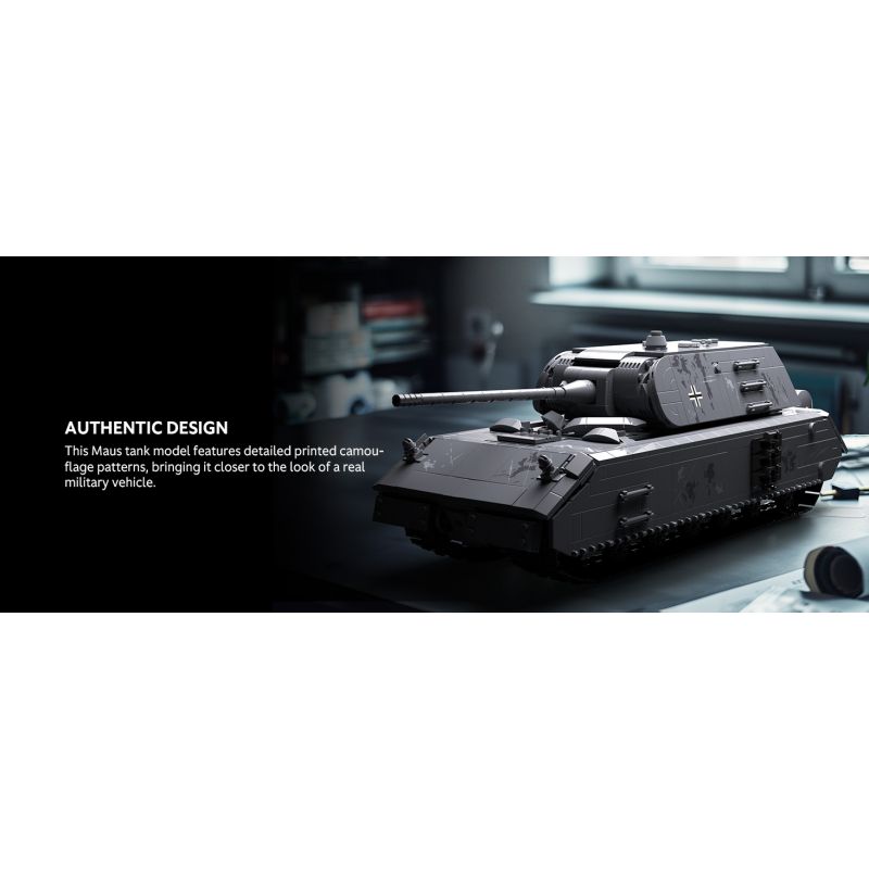 NIFELIZ NF10289 10289 XE TĂNG PANZER VIII MAUS CỦA ĐỨC TRONG THẾ CHIẾN THỨ HAI bộ đồ chơi xếp lắp ráp ghép mô hình Military Army PANZER VIII TANK Quân Sự Bộ Đội 2252 khối