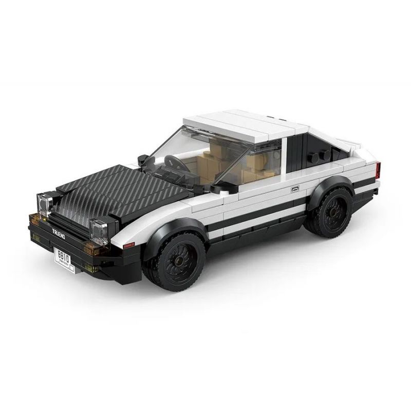 Lego Pibo PB8810 Toyota AE86 Xếp hình lắp ráp ghép mô hình Tràng hoa Toyota AE86