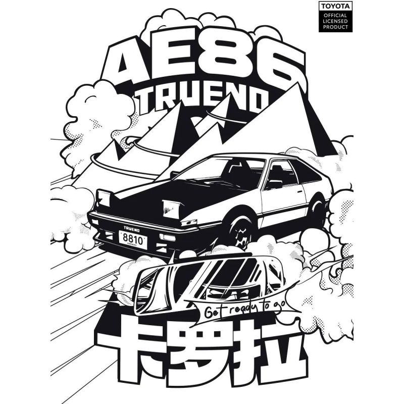 PINBO PB8810 8810 TRÀNG HOA TOYOTA AE86 tỷ lệ 1:32 bộ đồ chơi xếp lắp ráp ghép mô hình Speed Champions Racing Cars Đua Xe Công Thức