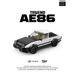 PINBO PB8810 8810 TRÀNG HOA TOYOTA AE86 tỷ lệ 1:32 bộ đồ chơi xếp lắp ráp ghép mô hình Speed Champions Racing Cars Đua Xe Công Thức